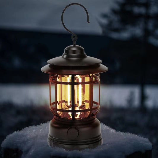 Vintage Camping LED lantern